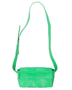 Intrecciato Leather Cassette Bag
