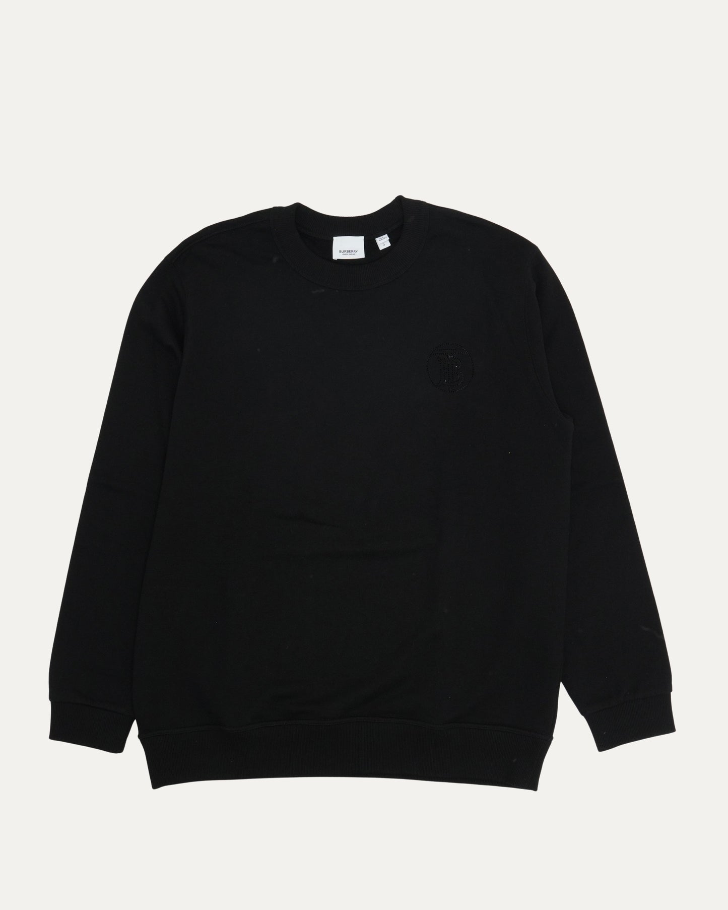 Rhinestone Logo Crewneck Sweatshirt
