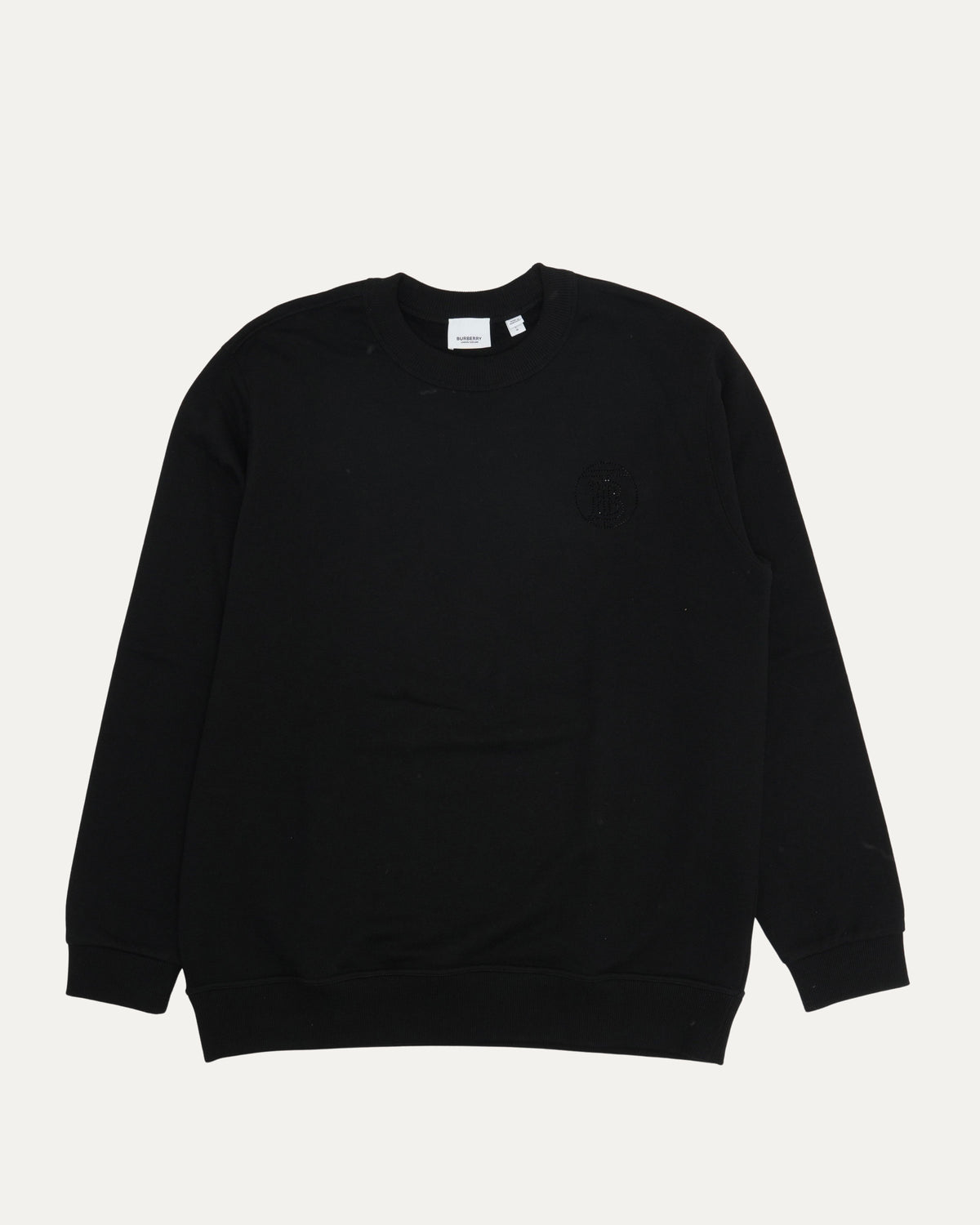 Rhinestone Logo Crewneck Sweatshirt