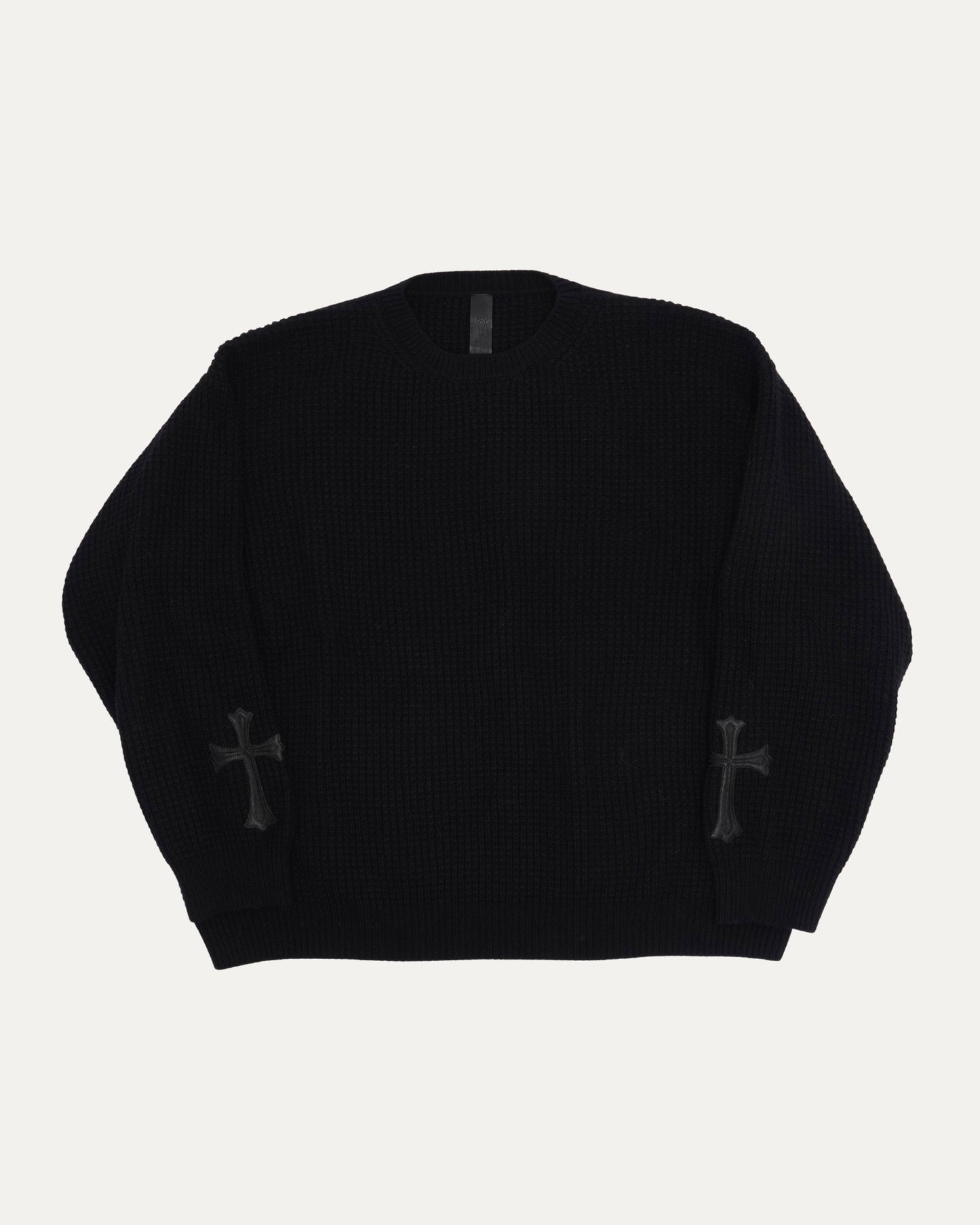 Cross Patch Cashmere Blend Sweater