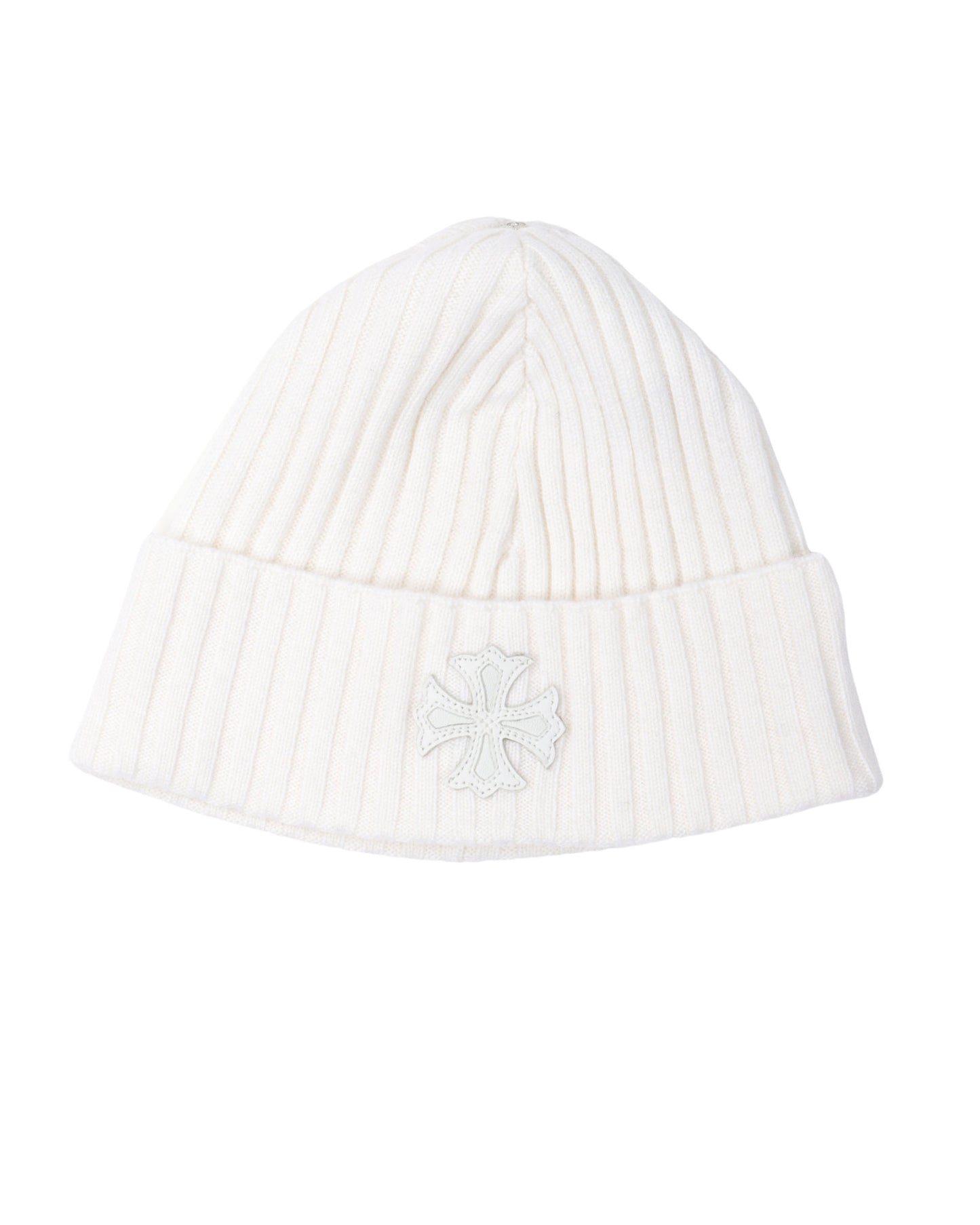 Cross Patch Cashmere Beanie