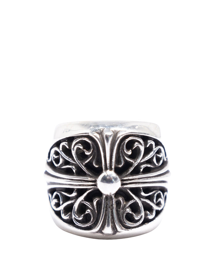 Oval Cross Ring