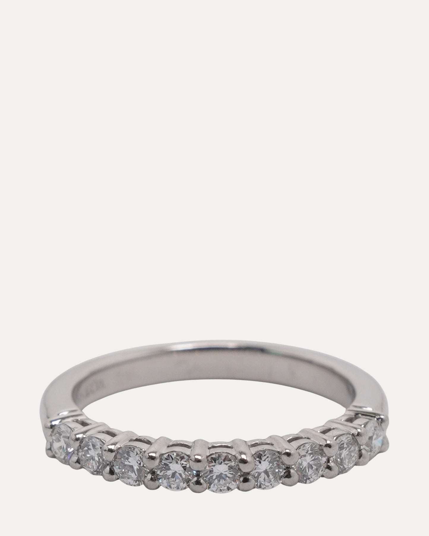 Platinum Diamond Band Ring