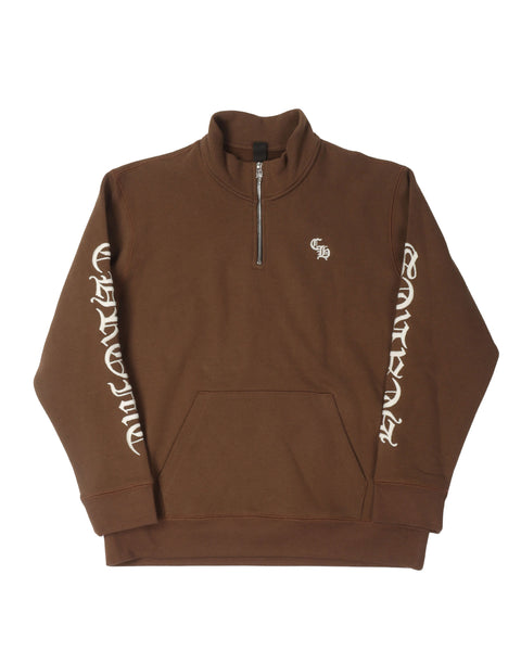 Chrome Hearts Embroidered CH Quarter-Zip Sweatshirt – Justin Reed