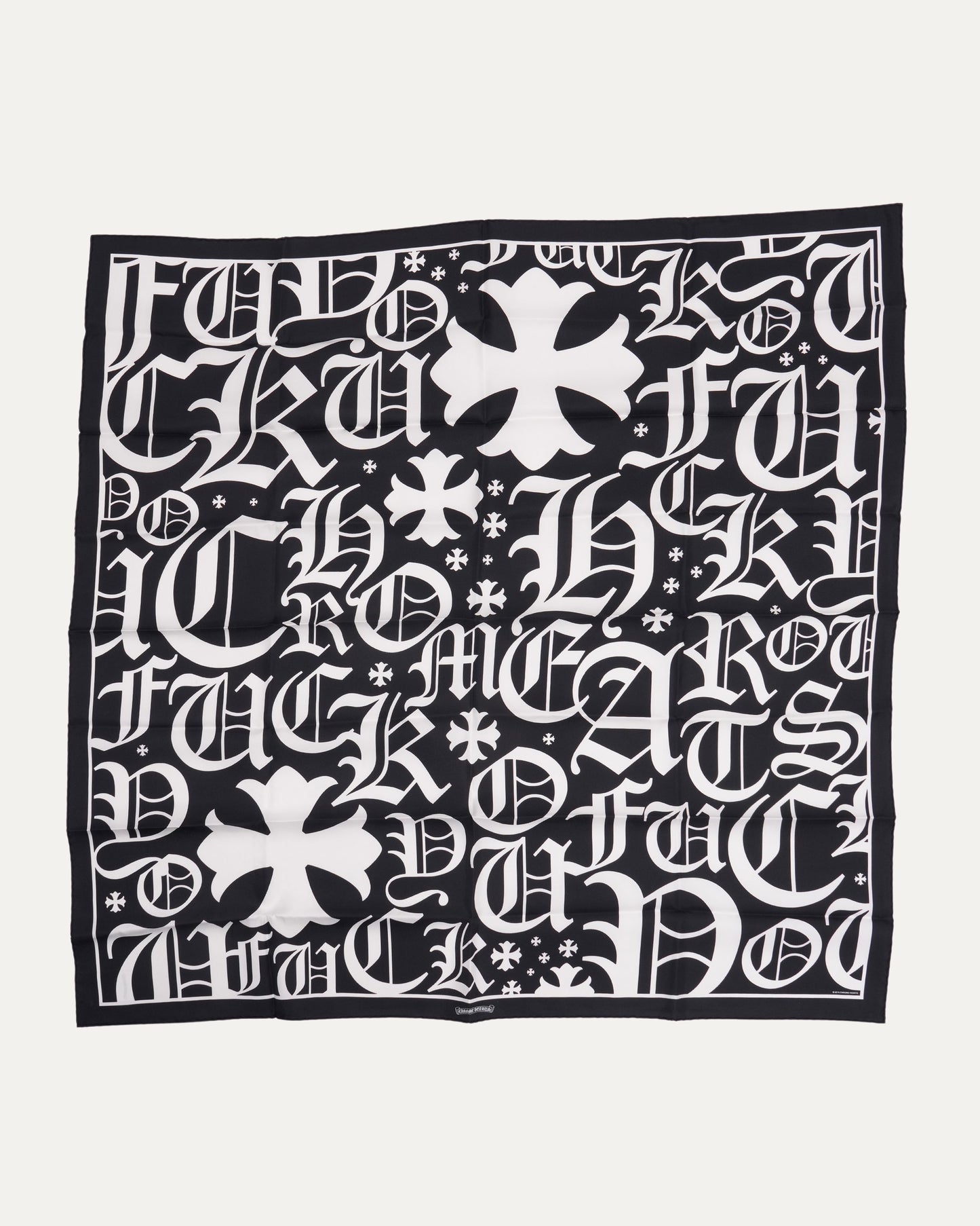 Spellout Silk Scarf