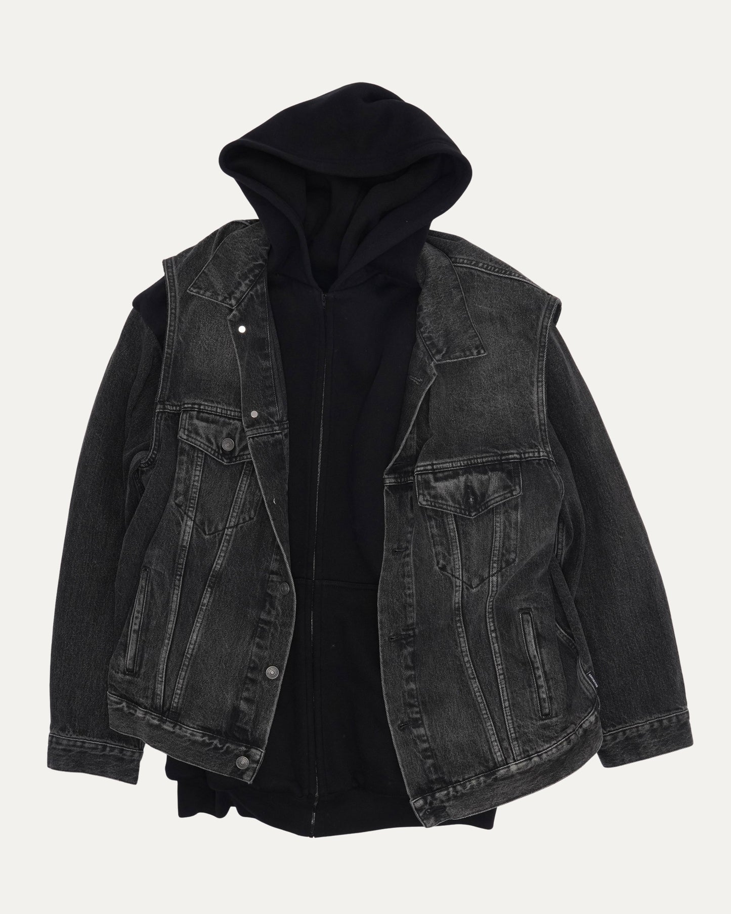 Twinset Hooded Denim Jacket