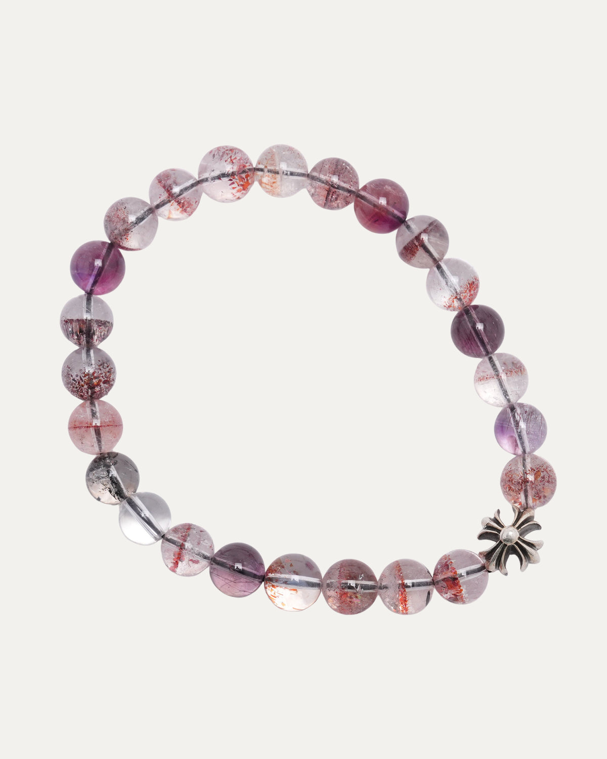 6mm Plus Cross Bead Bracelet