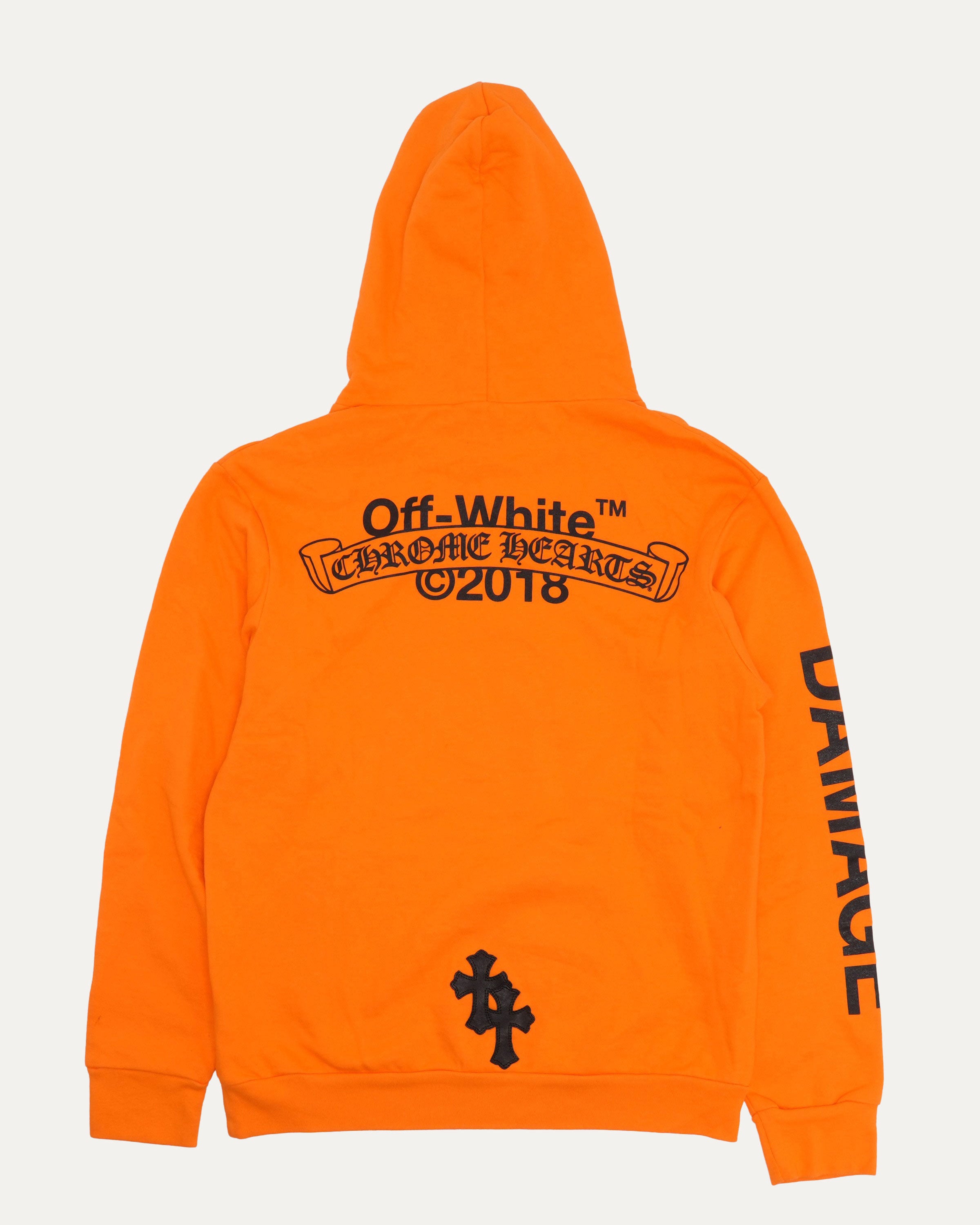 Chrome Hearts Off-White Cross Patch Hoodie – Justin Reed