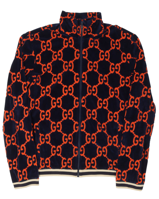 Jacquard Monogram Track Jacket