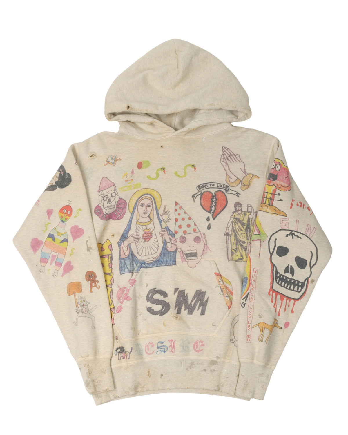 Dr Woo READYMADE Graffiti Hoodie