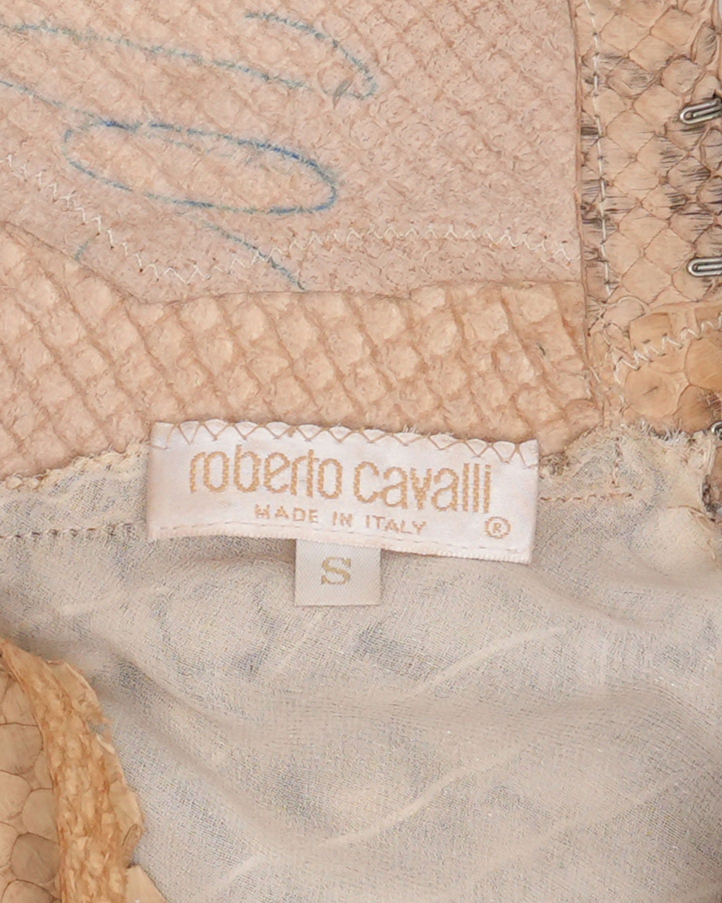 SS 1999 Runway Snakeskin and Silk Gown