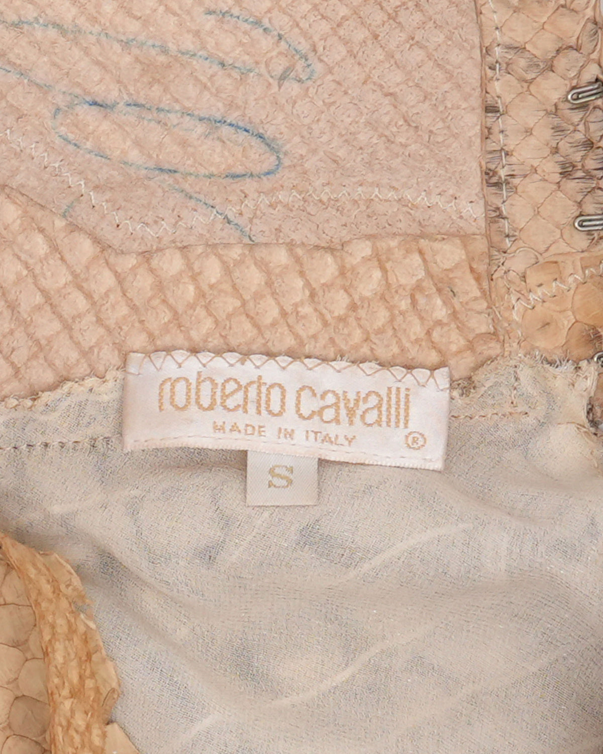 SS 1999 Runway Snakeskin and Silk Gown