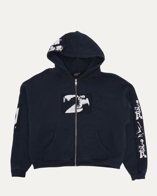 SS24 Assemblage Gas Mask Hoodie