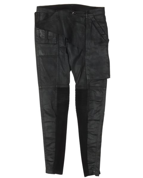 Rick Owens Drkshdw Memphis Waxed Jeans