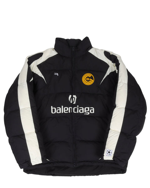 Balenciaga's Puffer Coat Is Football Gone Luxe