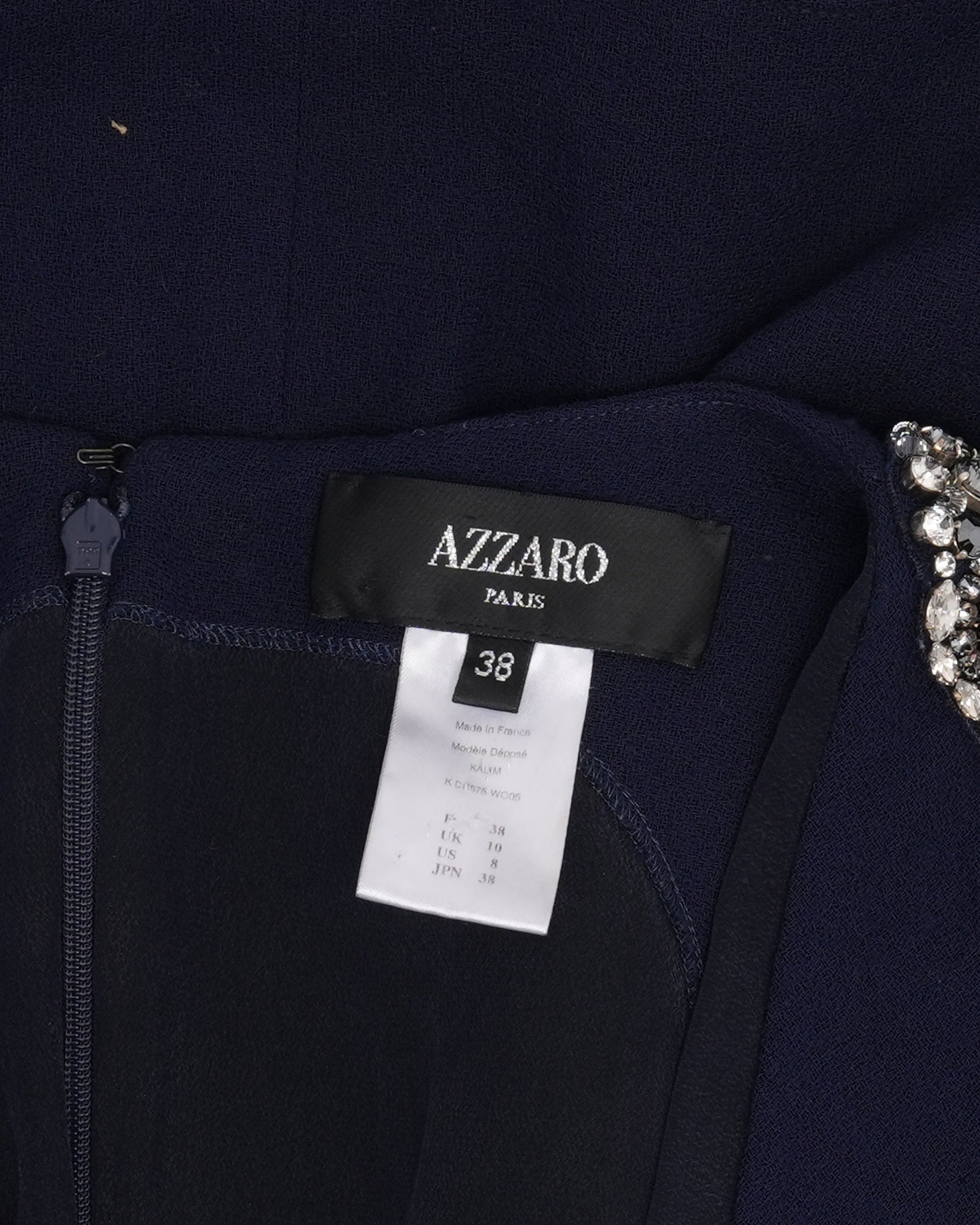 C. 2014 Embellished Wool Dress