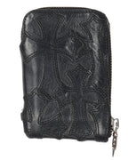 Cross Patch Zip Wallet