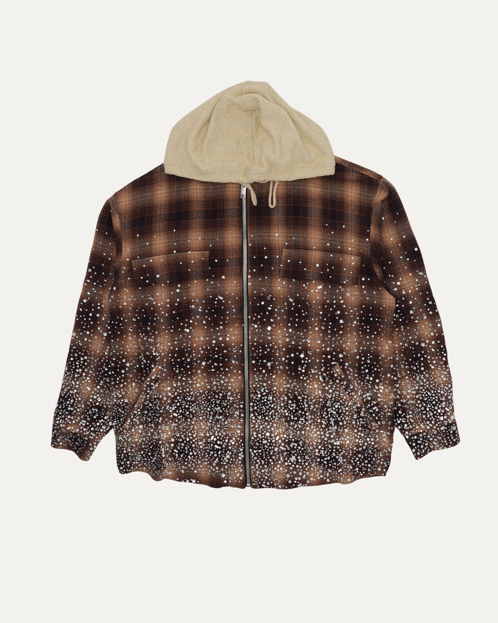 Other Scenes Shattered Glass Hooded Flannel