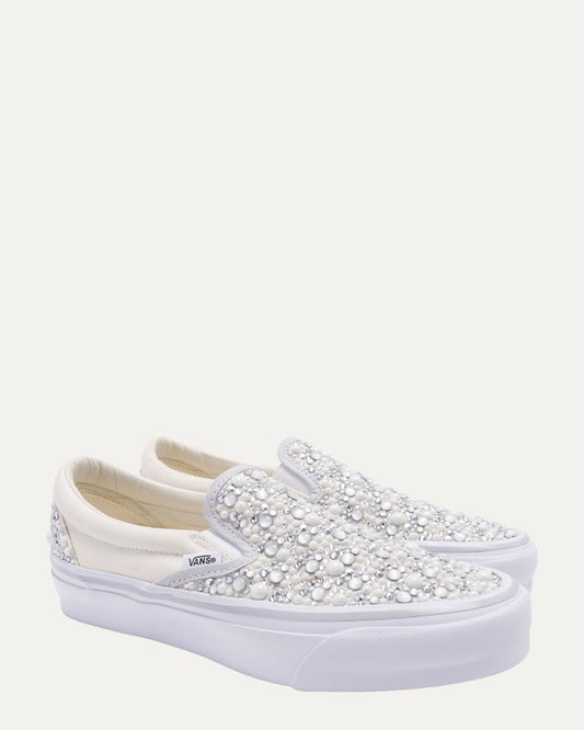 Embellished Vans Slip On Sneaker