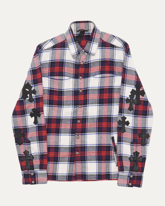 Cross Patch Loose Ends Western Flannel Shirt