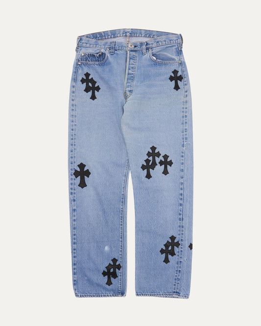 Cross Patch Levis 501 Redline Jeans