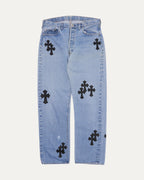 Cross Patch Levis 501 Redline Jeans