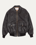 Loose Aviator Blouson Jacket