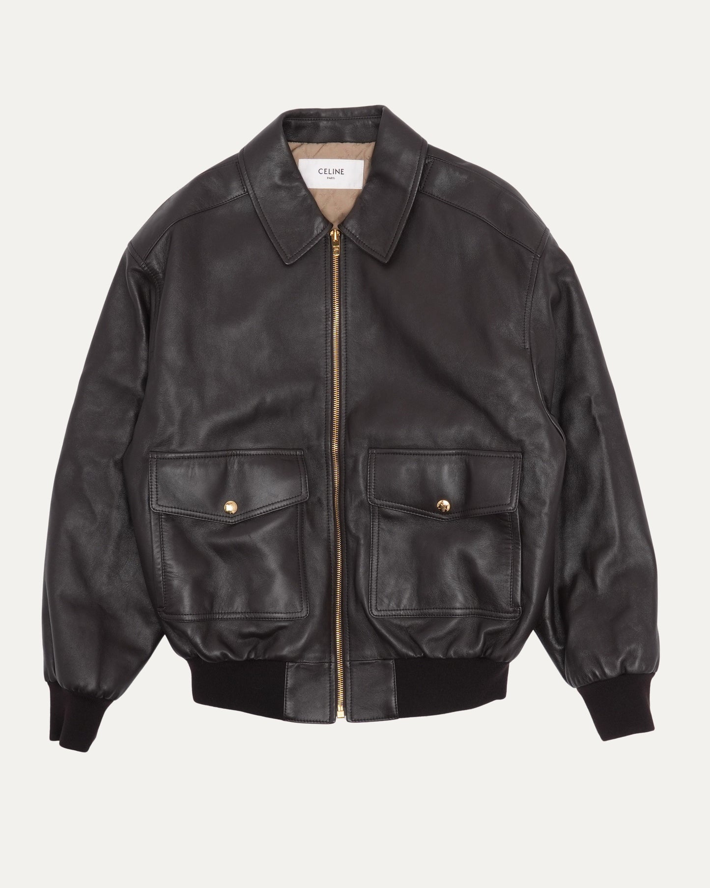 Loose Aviator Blouson Jacket