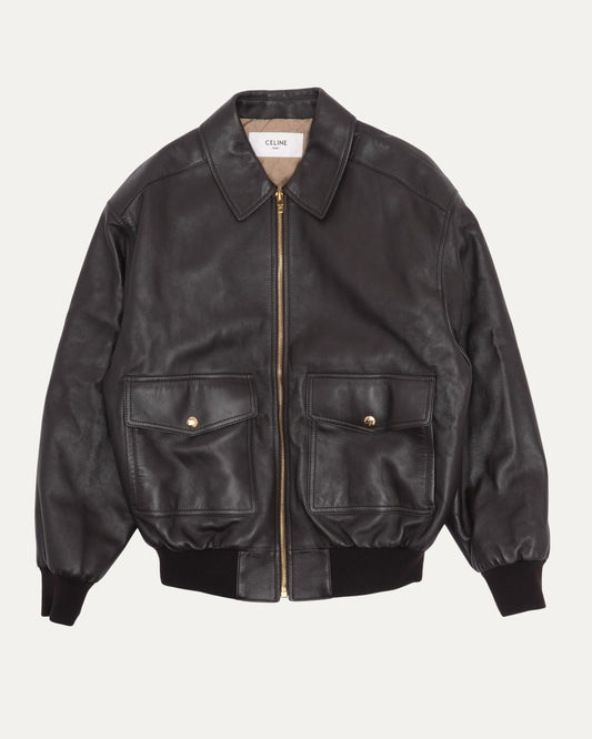 Loose Aviator Blouson Jacket