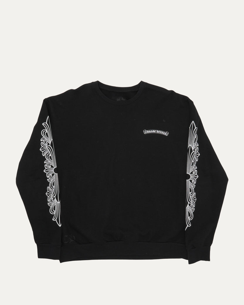 Scroll Logo Crewneck Sweatshirt