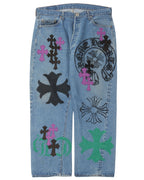 Levi's Stencil Cross Patch Jeans