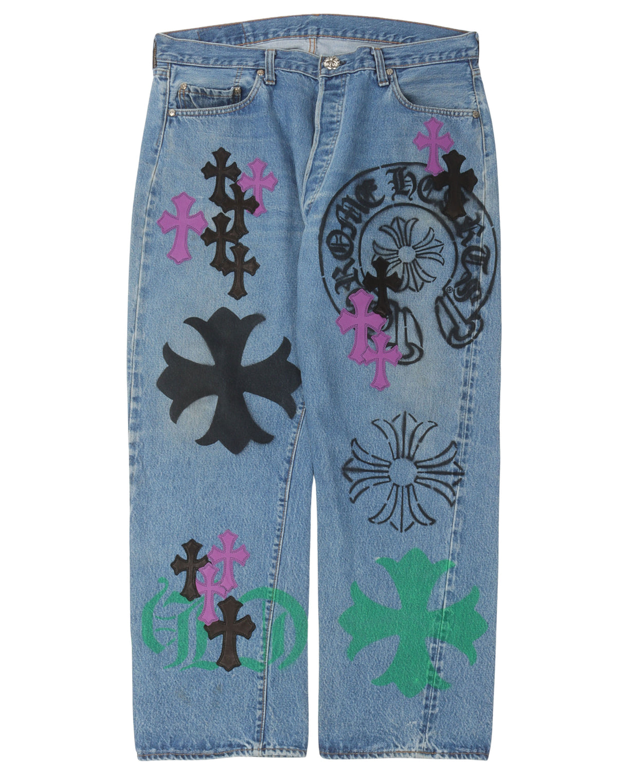 Levi's Stencil Cross Patch Jeans