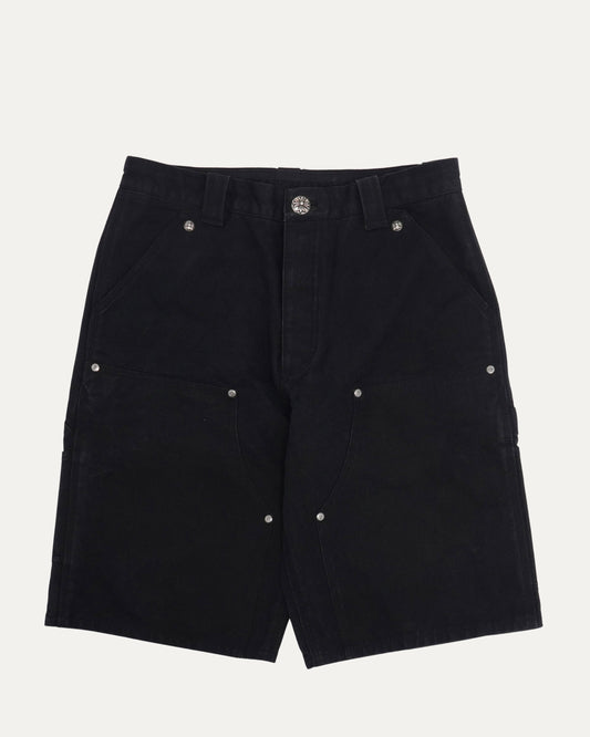 Double Knee Cross Patch Shorts