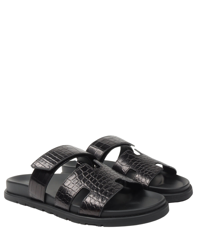 Alligator Leather Chypre Sandals