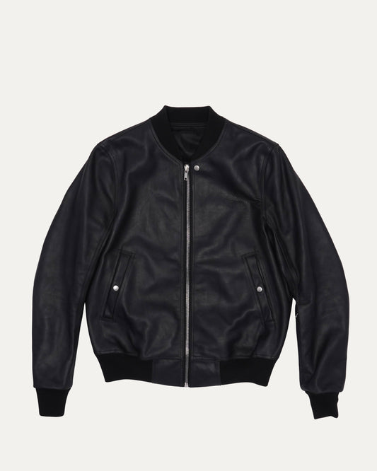 Leather Bomber Jacket