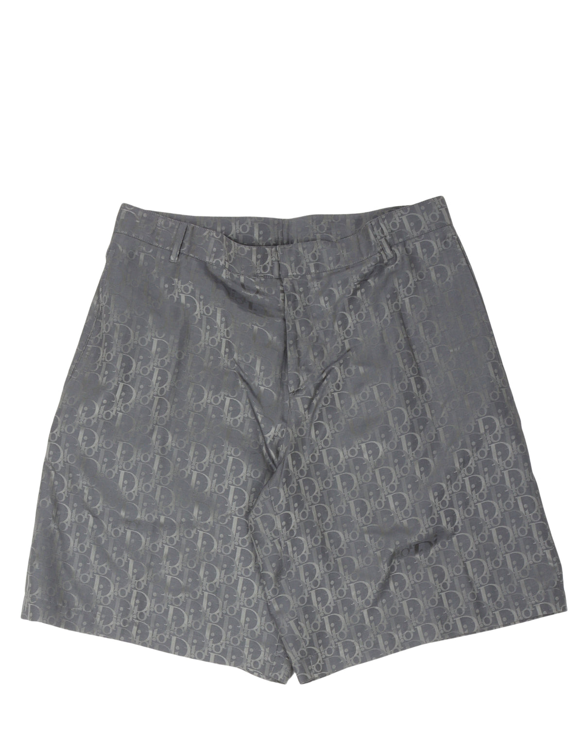 Silk Blend Oblique Monogram Shorts