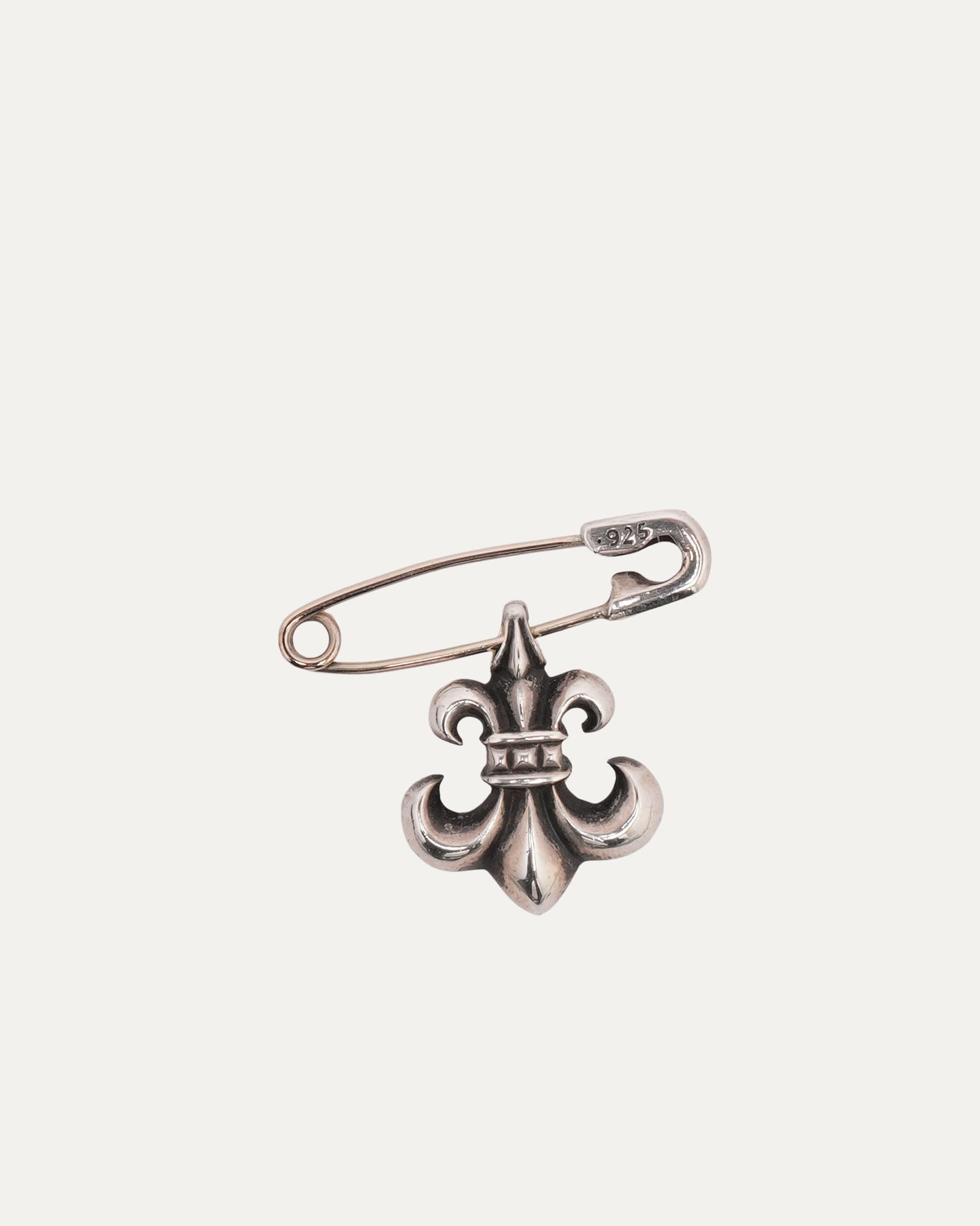 Safety Pin with Fleur Charm