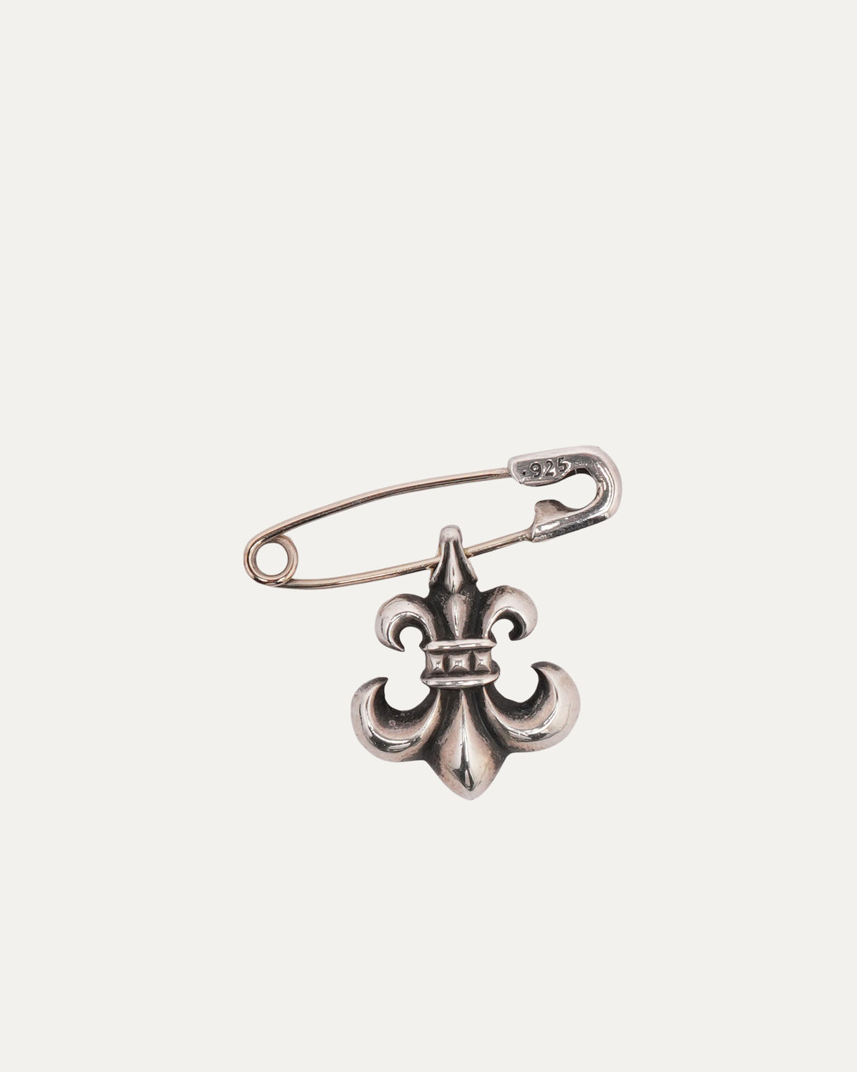 Safety Pin with Fleur Charm