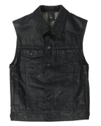 SS04 Waxed Denim Vest