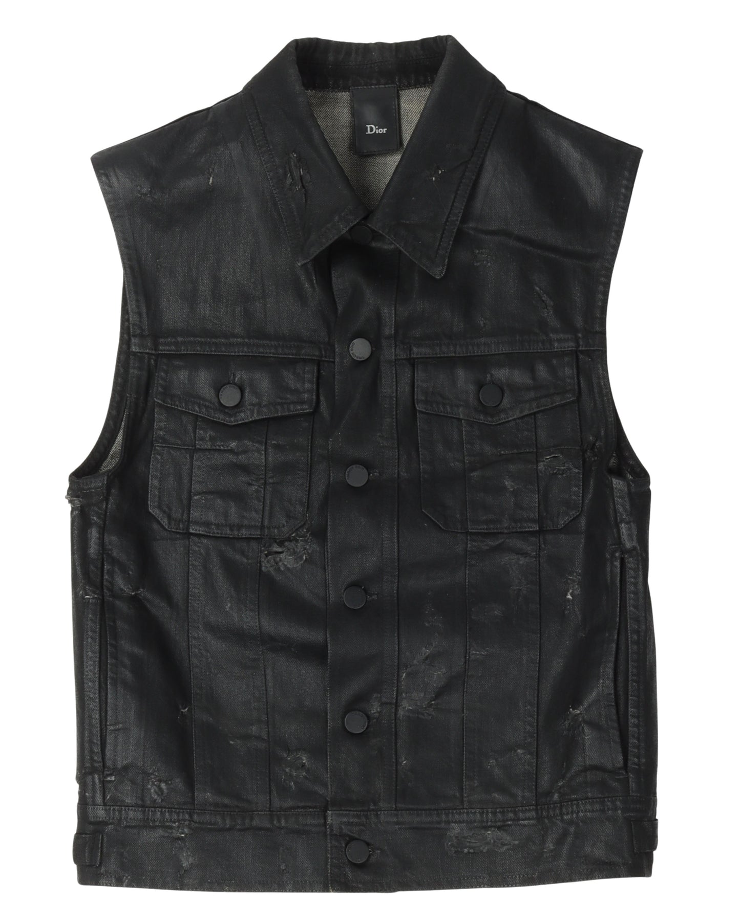 SS04 Waxed Denim Vest