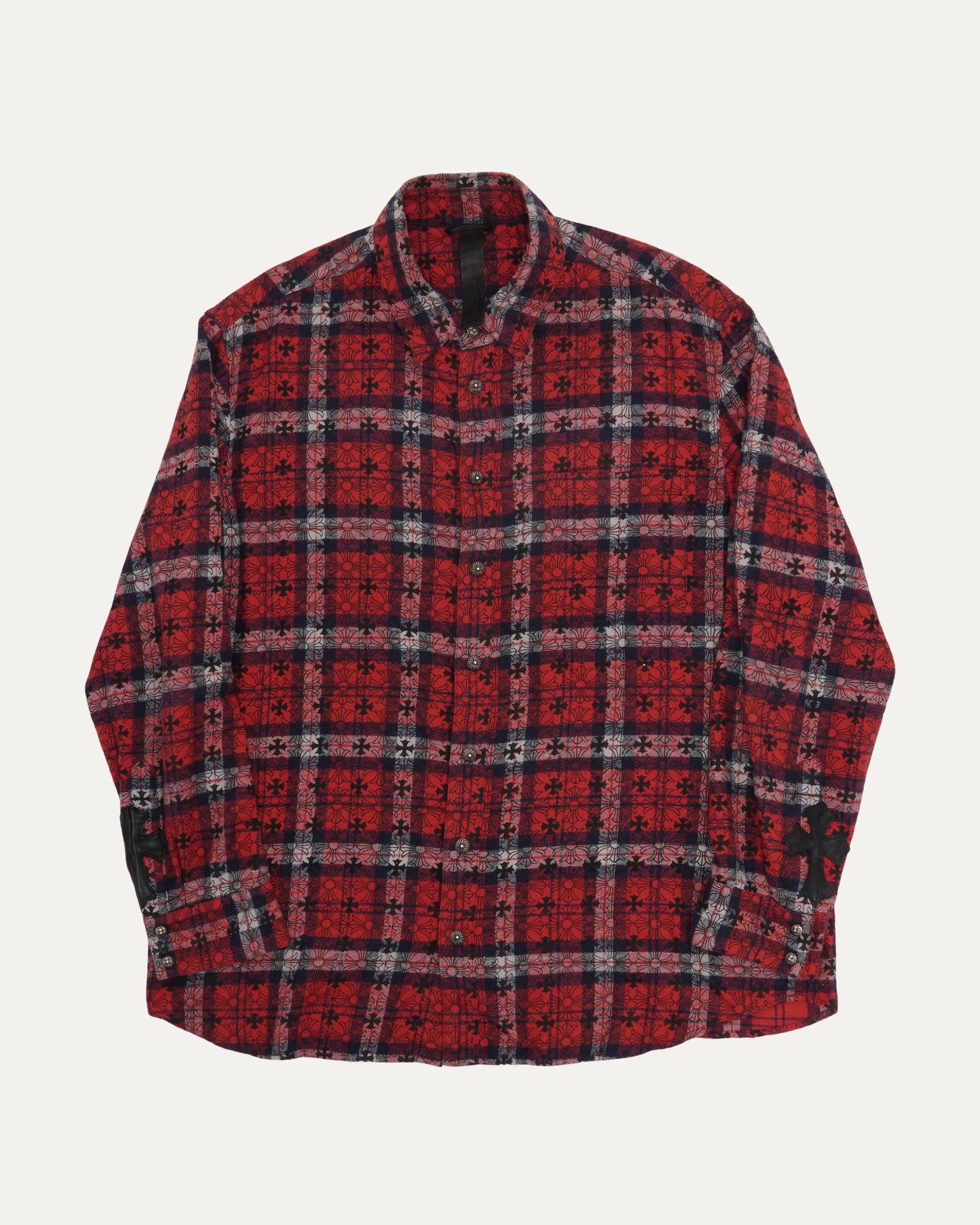 Cross Patch Loose Ends Flannel Shirt