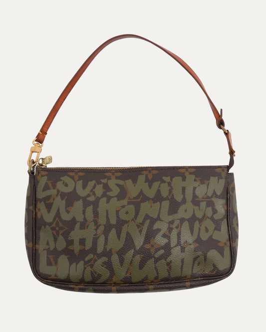Sprouse Monogram Graffiti Pochette Bag