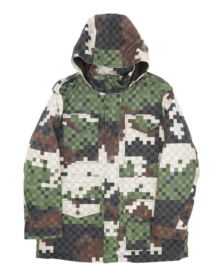 Runway Cotton Damier Parka