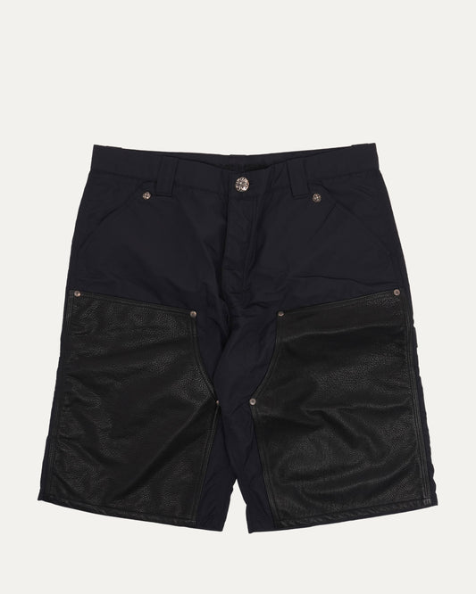Nylon Leather Double Knee Carpenter Shorts