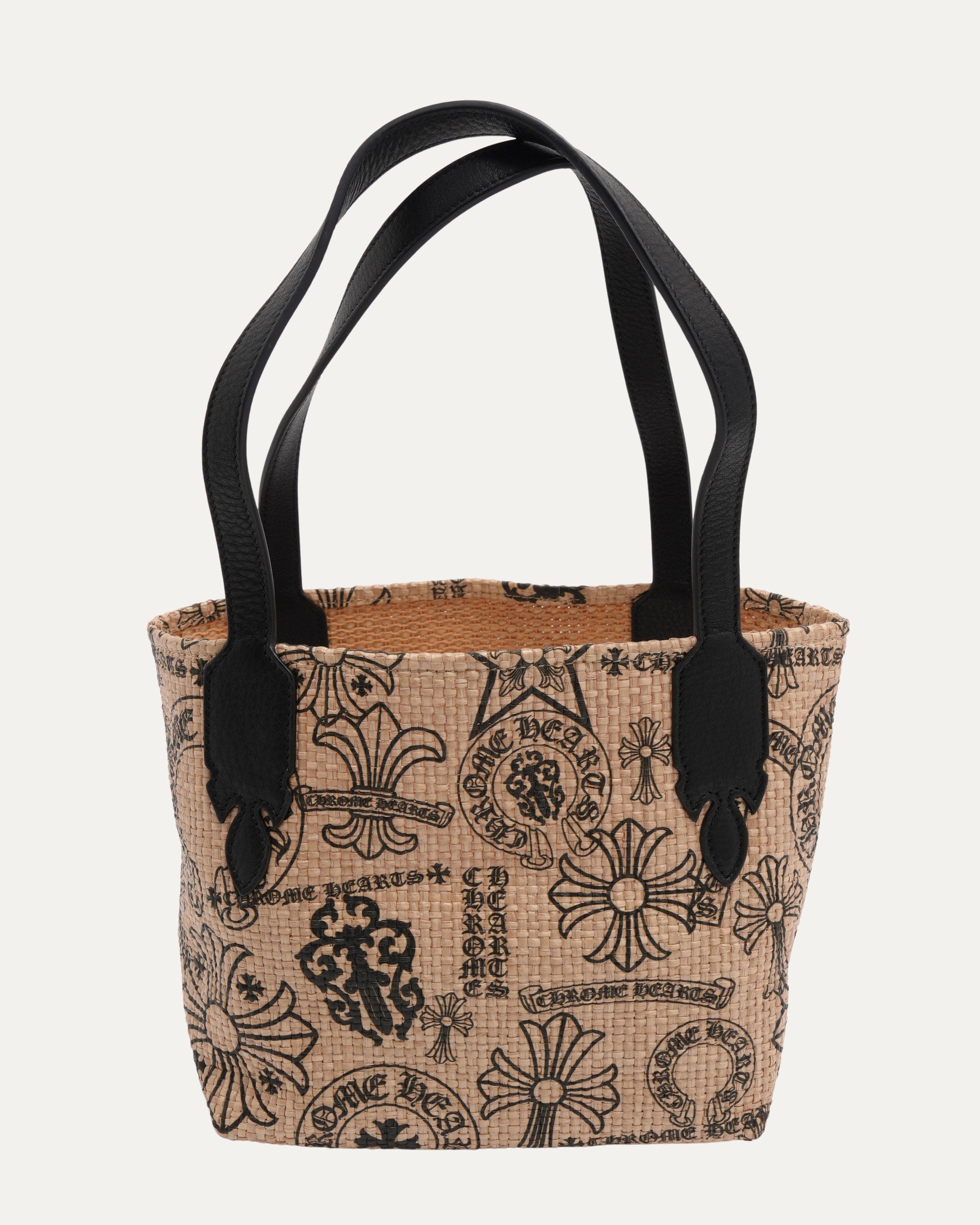 rrrii★ 【Chrome Hearts】新品ビーチバッグスモールサイズ Chrome Hearts Small Straw Beach Bag – Justin Reed