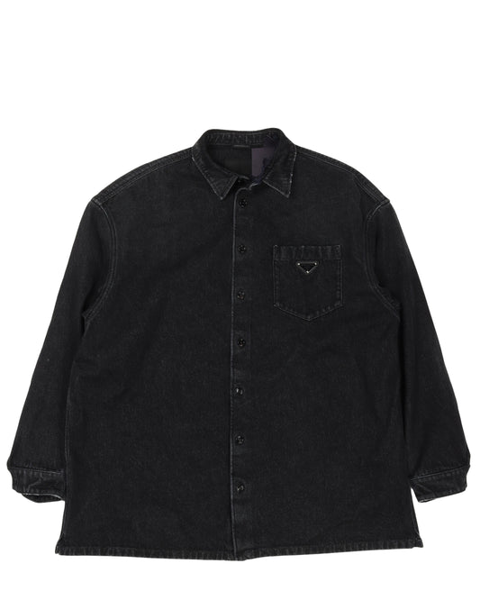 Logo Denim Shirt