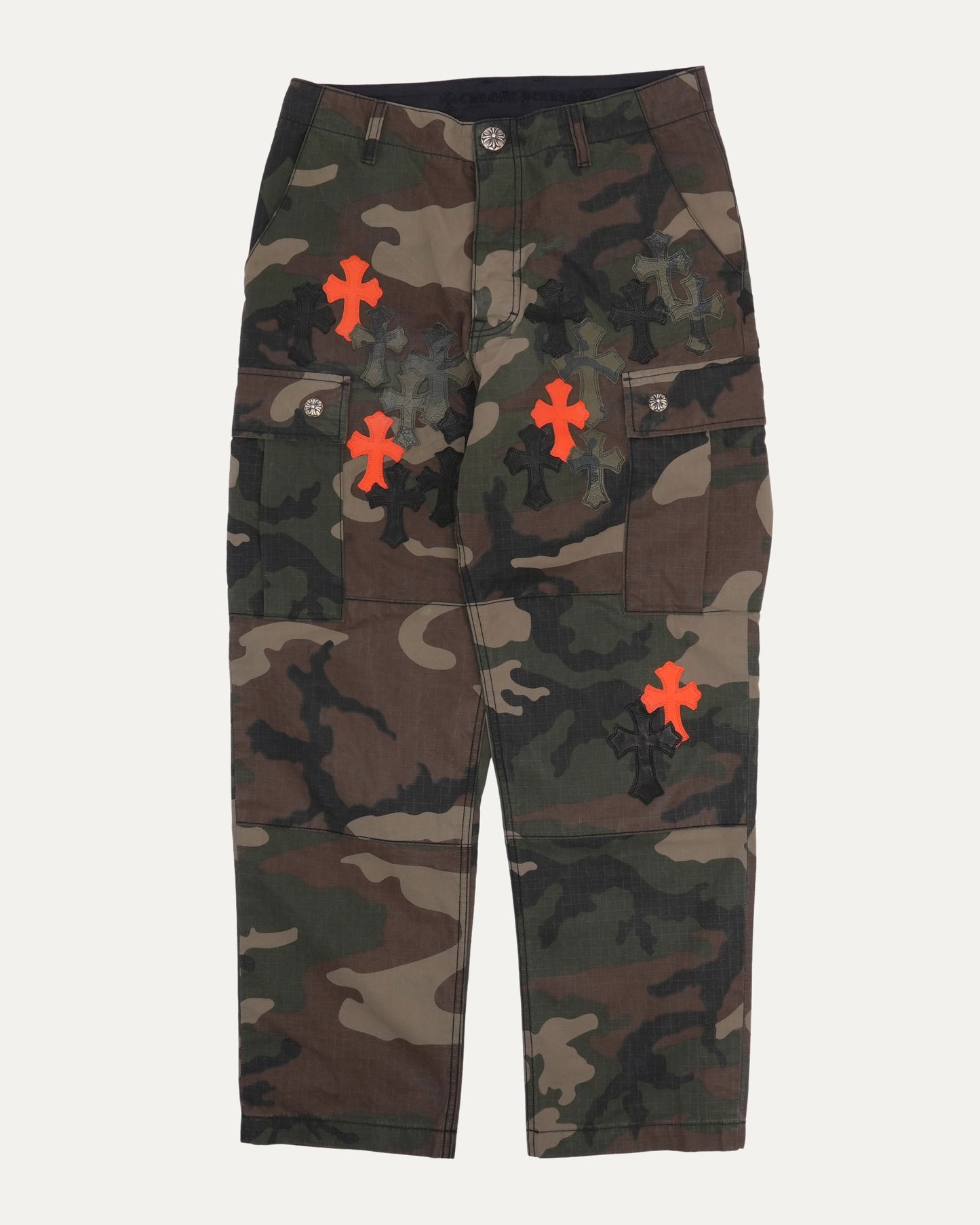 Cross Patch Camouflage Cargo Pants