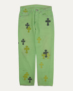 Matty Boy Sex Records Levis 501 Cross Patch Jeans