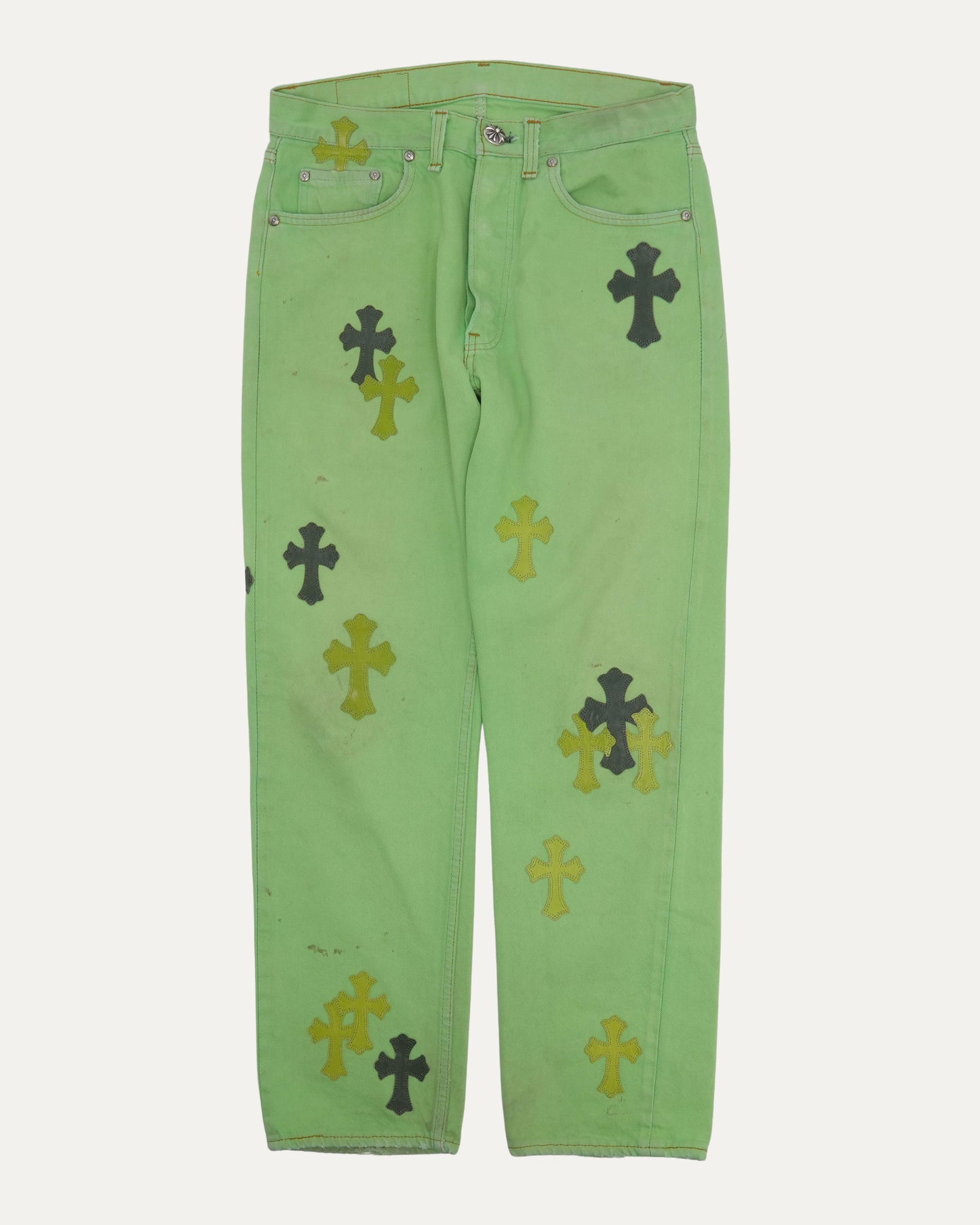 Matty Boy Sex Records Levis 501 Cross Patch Jeans