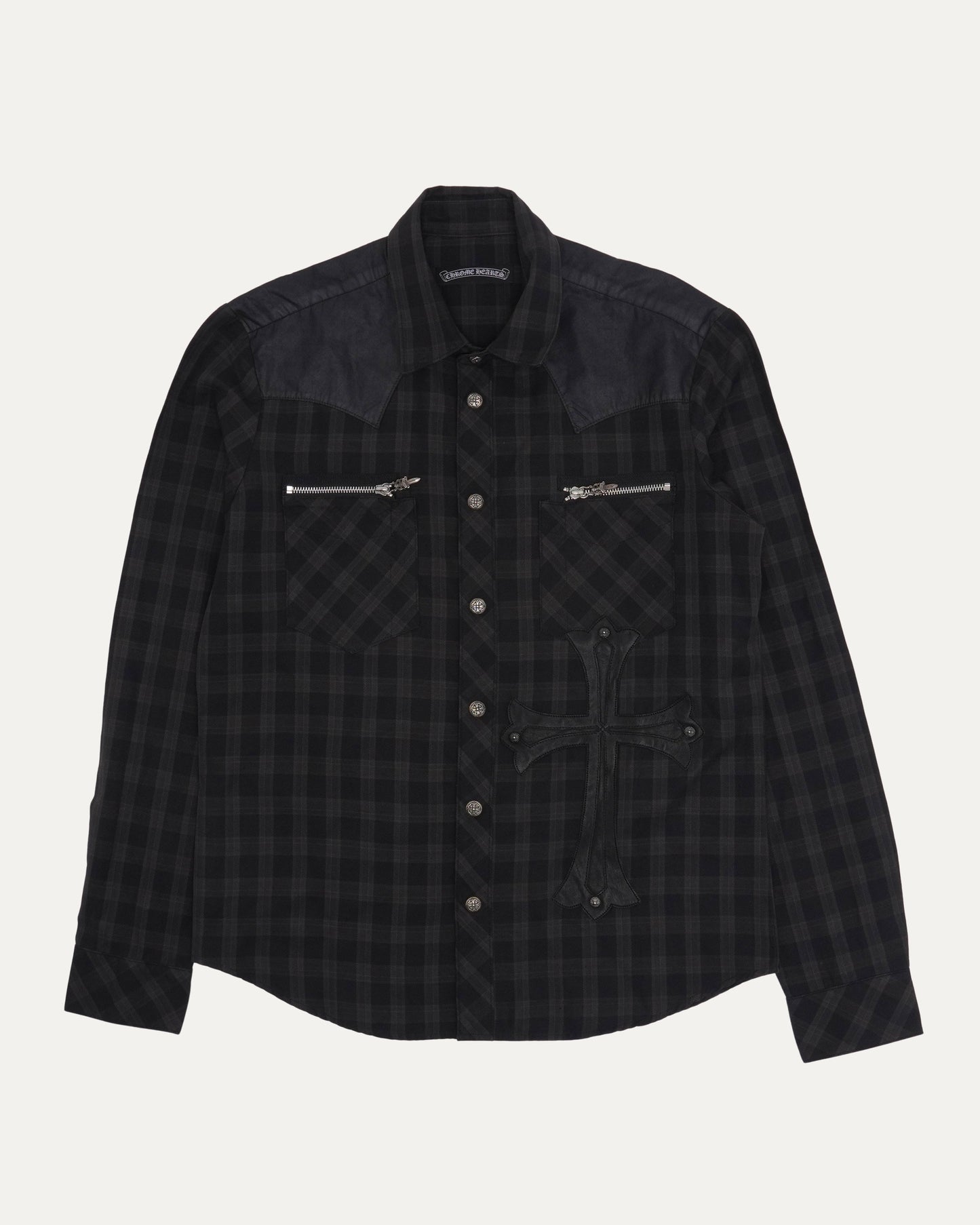 Cross Patch Flannel Shirt